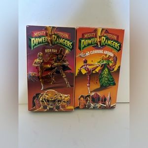 Power Rangers vintage 1990’s VHS‎ movies. Lot of 2